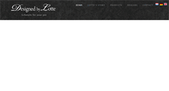 Desktop Screenshot of designedbylotte.com